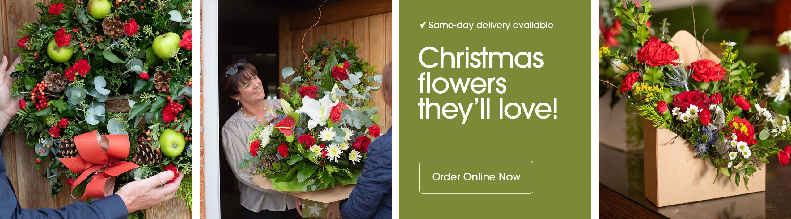 Seasonal bouquets from Edelweiss florist in Whitburn offering same-day delivery