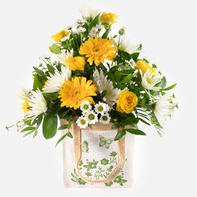 Lemon Drops
 - This little bag filled with flowers is the perfect way to send your message.
